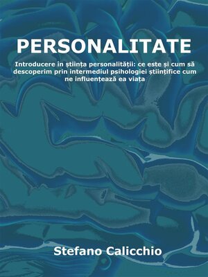 cover image of Personalitate